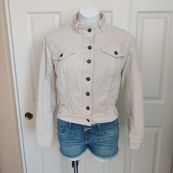 Vintage Y2K Baby Phat corduroy snap button jacket sz S - Picture 2 of 11